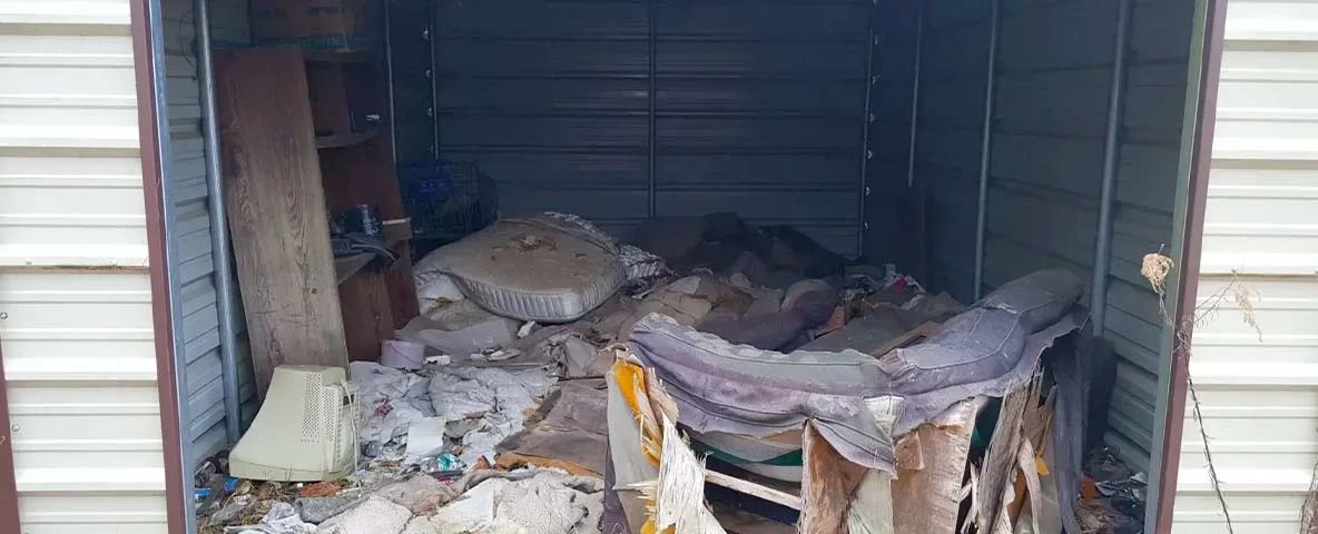 Storage unit full of junk